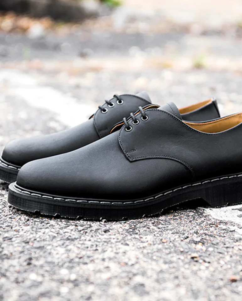 3 Eye Gibson Shoe Black Greasy - Image 6