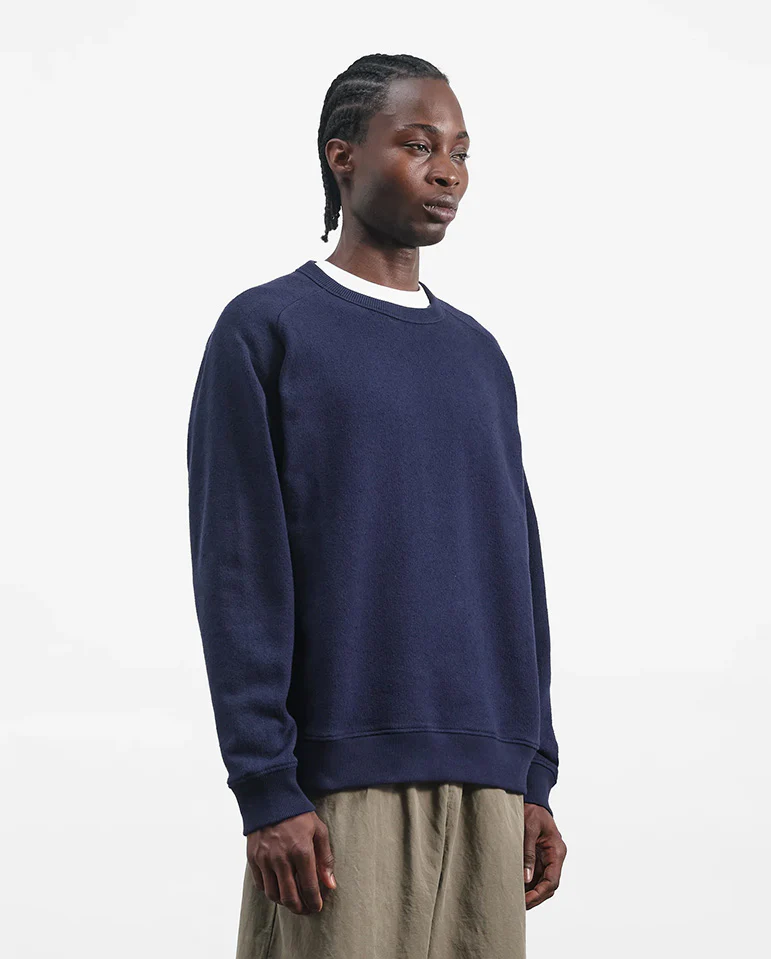 Almost Grown Textured Sweat - NAVY - Image 3