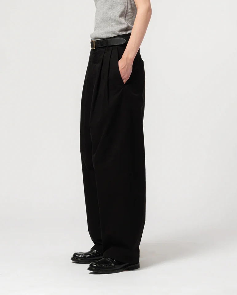 Ambassador Cotton Pants - Black - Image 3