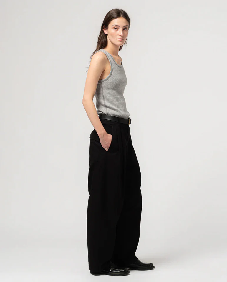 Ambassador Cotton Pants - Black - Image 4