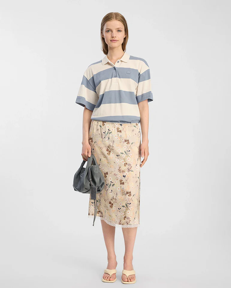 Baia Slip Skirt - Nature Print - Image 2