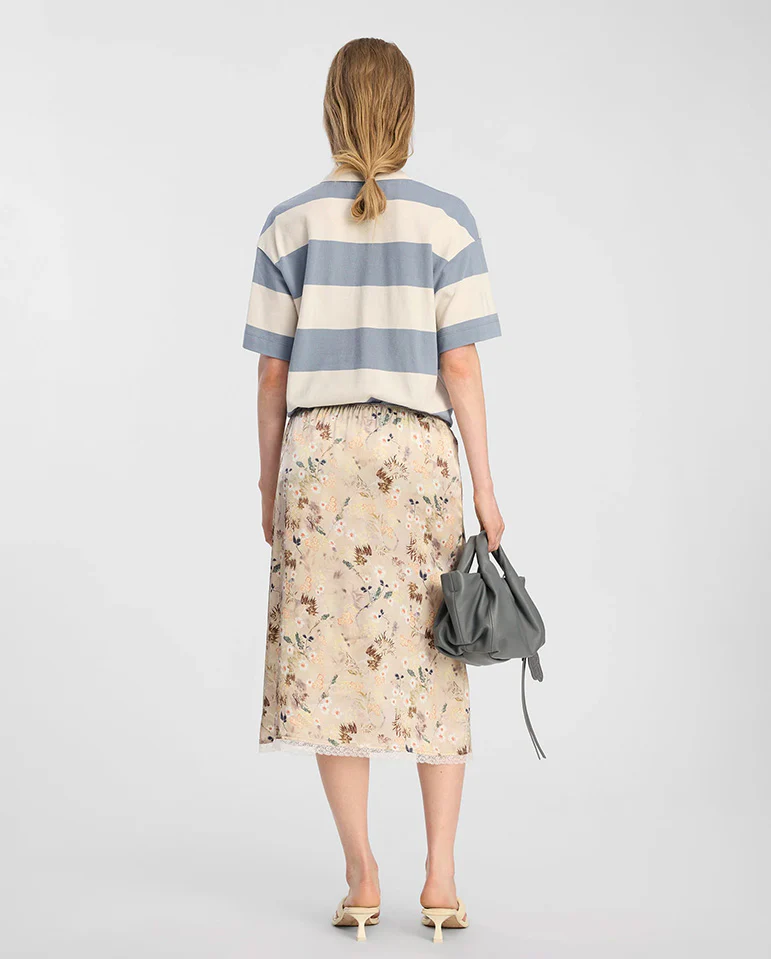 Baia Slip Skirt - Nature Print - Image 3