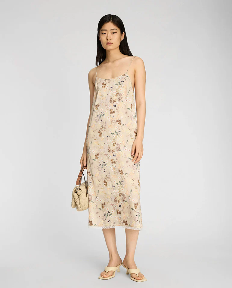Barika Slip Dress - Nature Print - Image 2