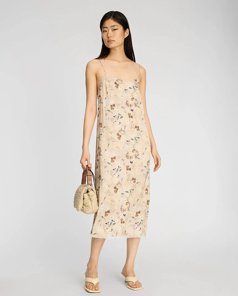 Barika Slip Dress - Nature Print - Image 4