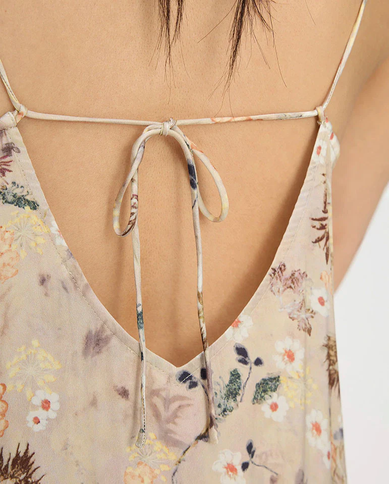 Barika Slip Dress - Nature Print - Image 6