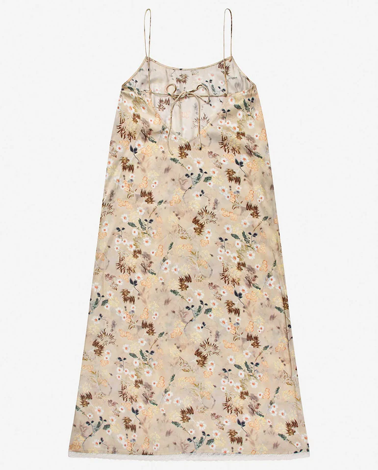 Barika Slip Dress - Nature Print - Image 7