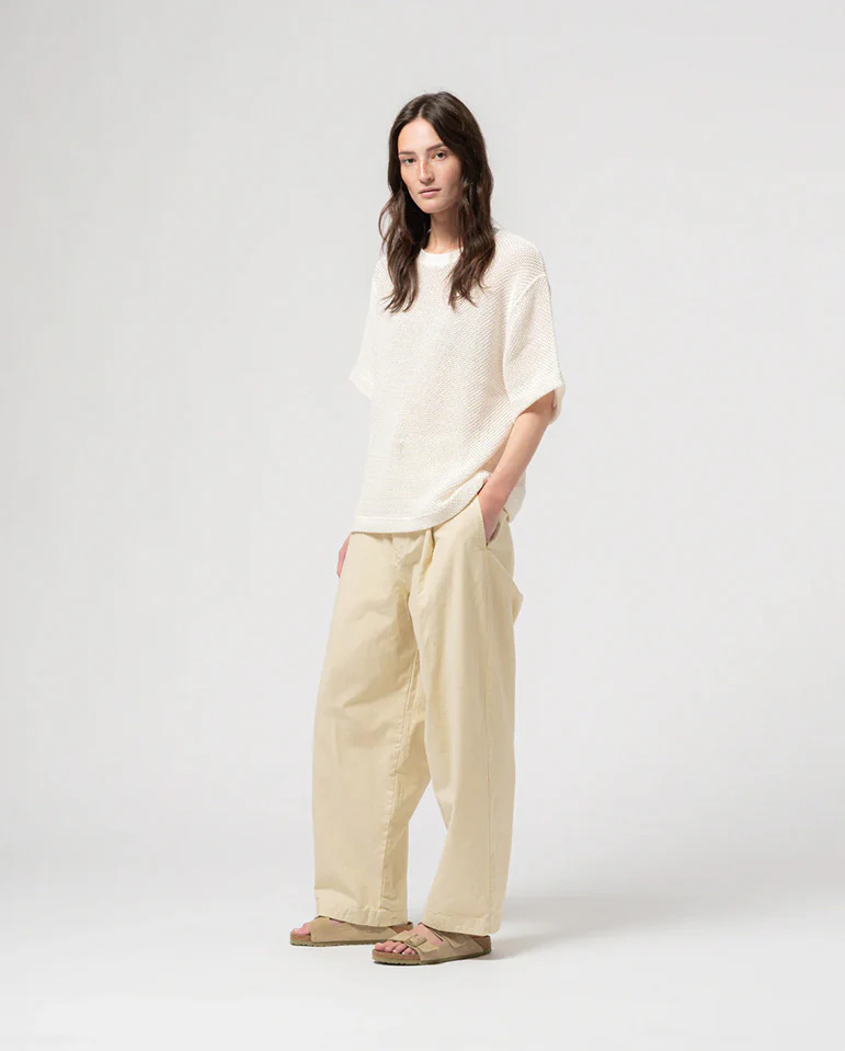 Boxy Power Tee - Ecru - Image 3