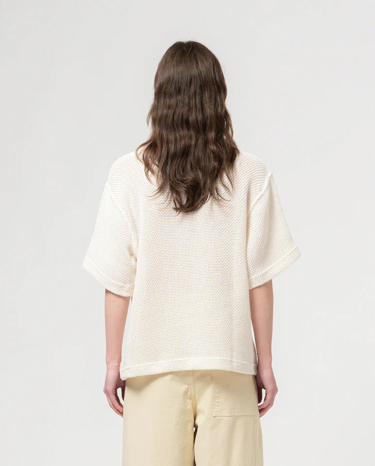 Boxy Power Tee - Ecru - Image 4