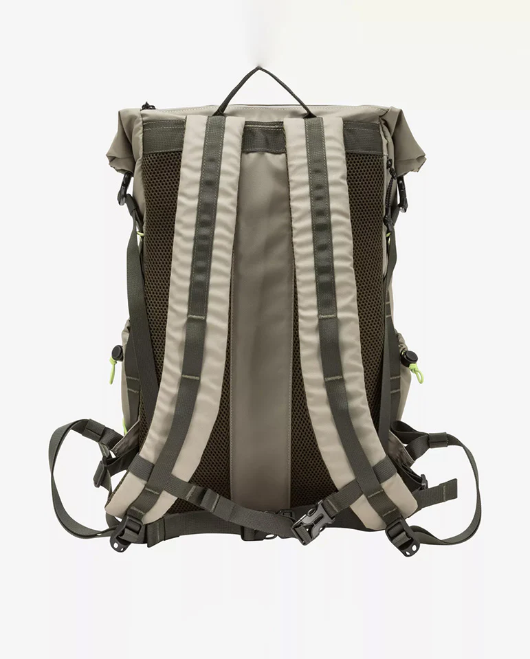 Buckden Roll Top Backpack - Taupe - Image 3