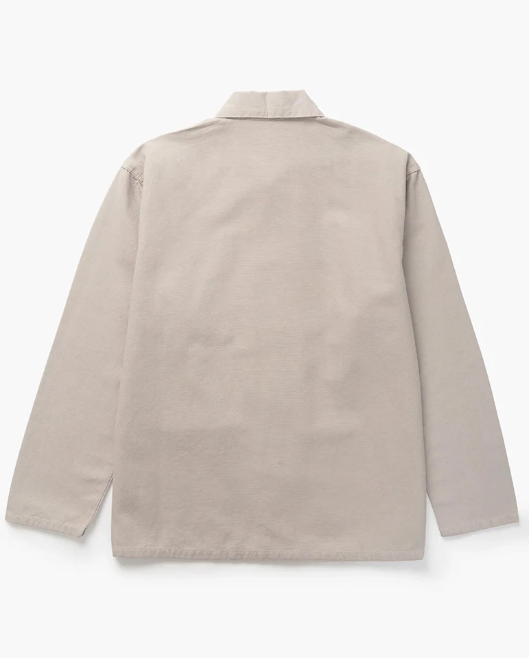 Canvas Chore Shirt - Stone - Image 3