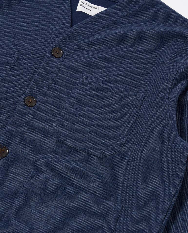 CARDIGAN - NAVY MAIORCA JERSEY - Image 4