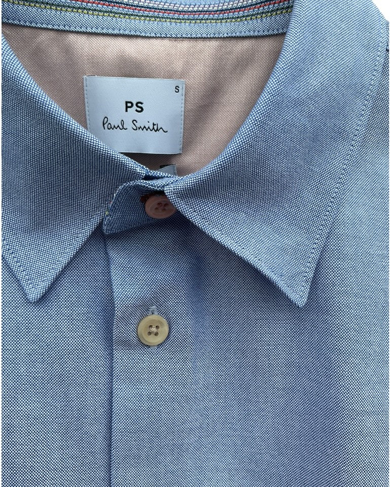 Casual Short Sleeve Shirt - Petrol Blue - Image 3