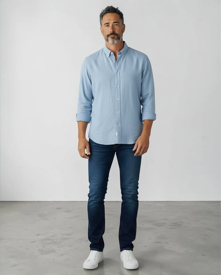 Regular Fit Shirt - Blue - Image 2