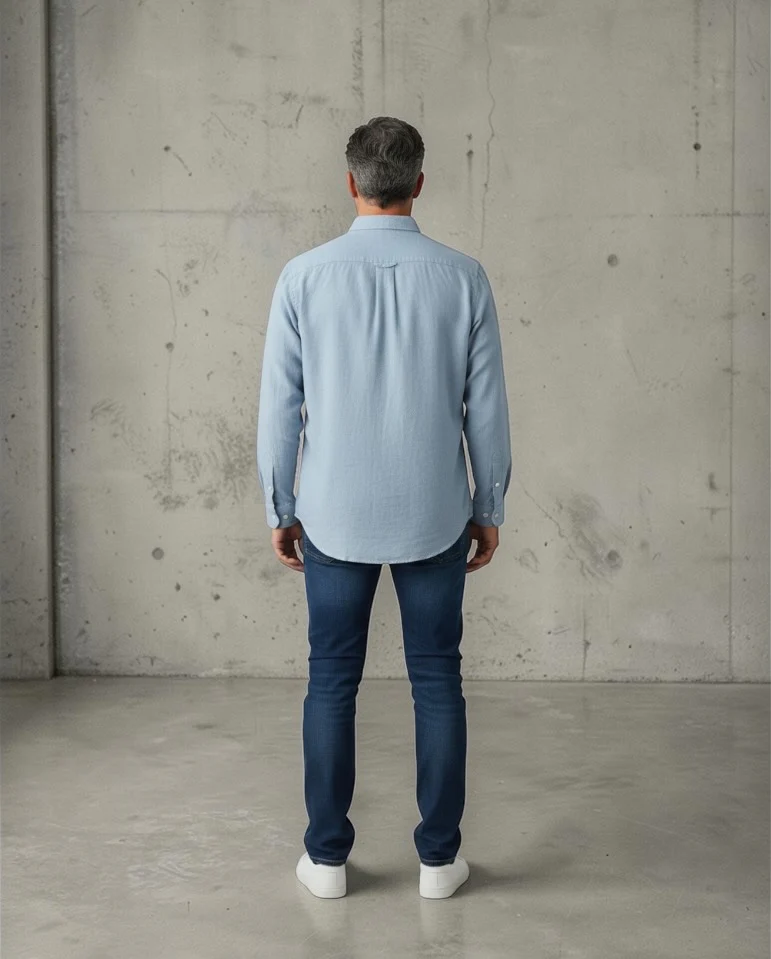 Regular Fit Shirt - Blue - Image 3