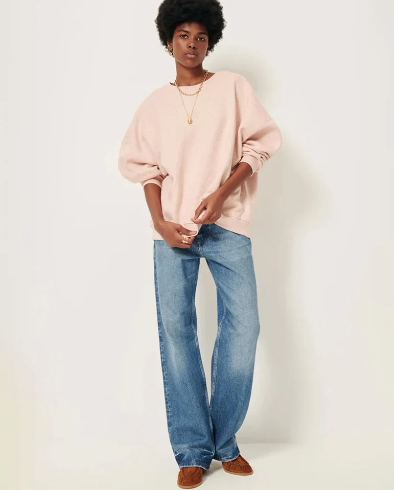 Chebbi Speckle Oversize Sweatshirt Ballerina - Image 3