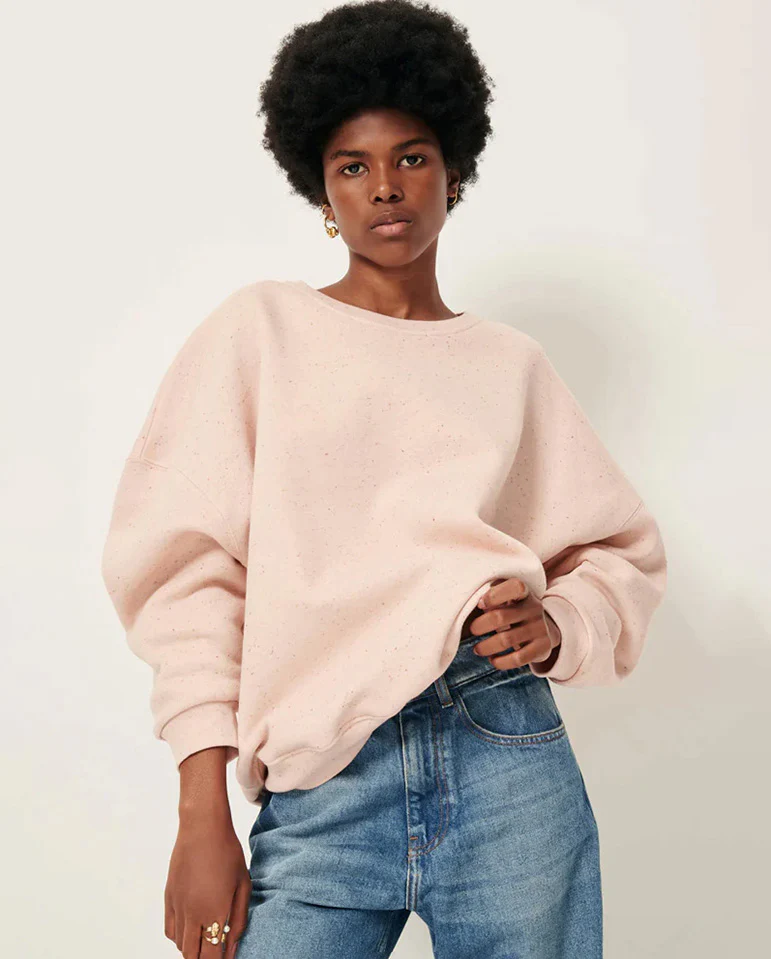 Chebbi Speckle Oversize Sweatshirt Ballerina - Image 4