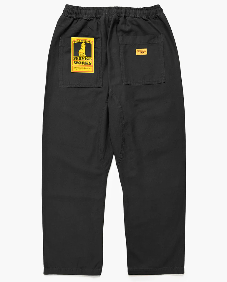 Classic Chef Pants - Black - Image 5