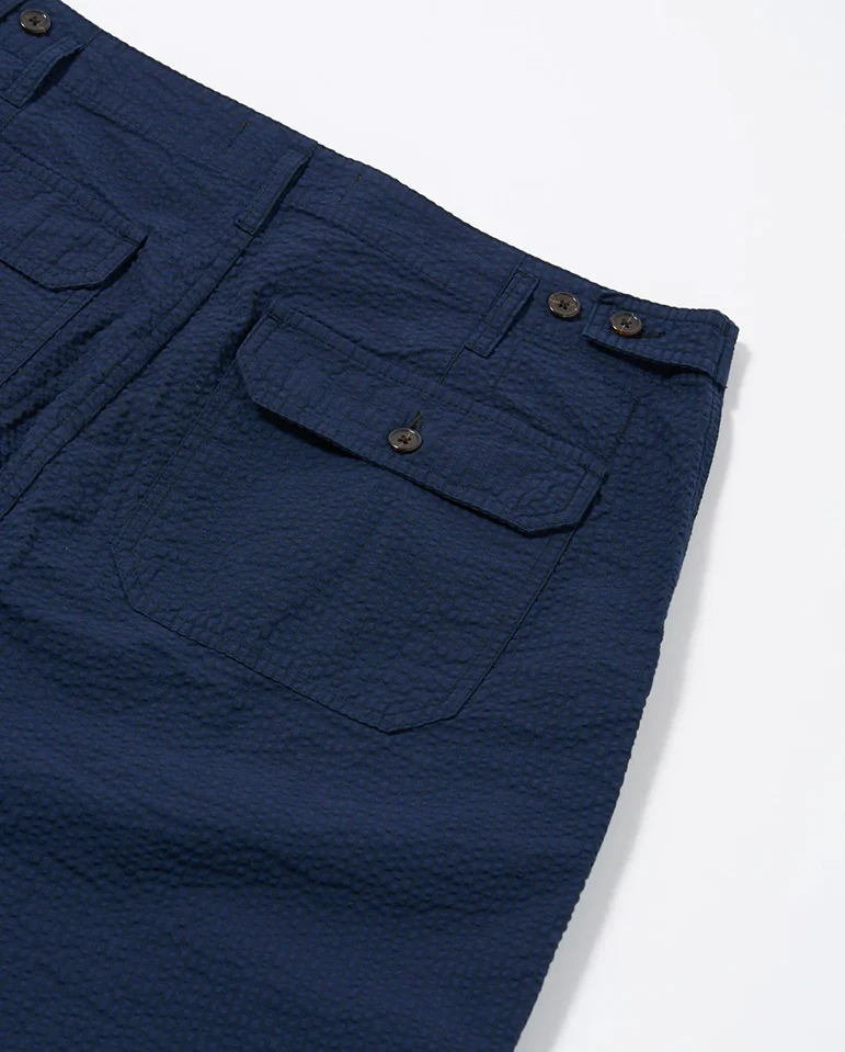 CLEAN SHORT - NAVY DERBY STRIPE - Image 5
