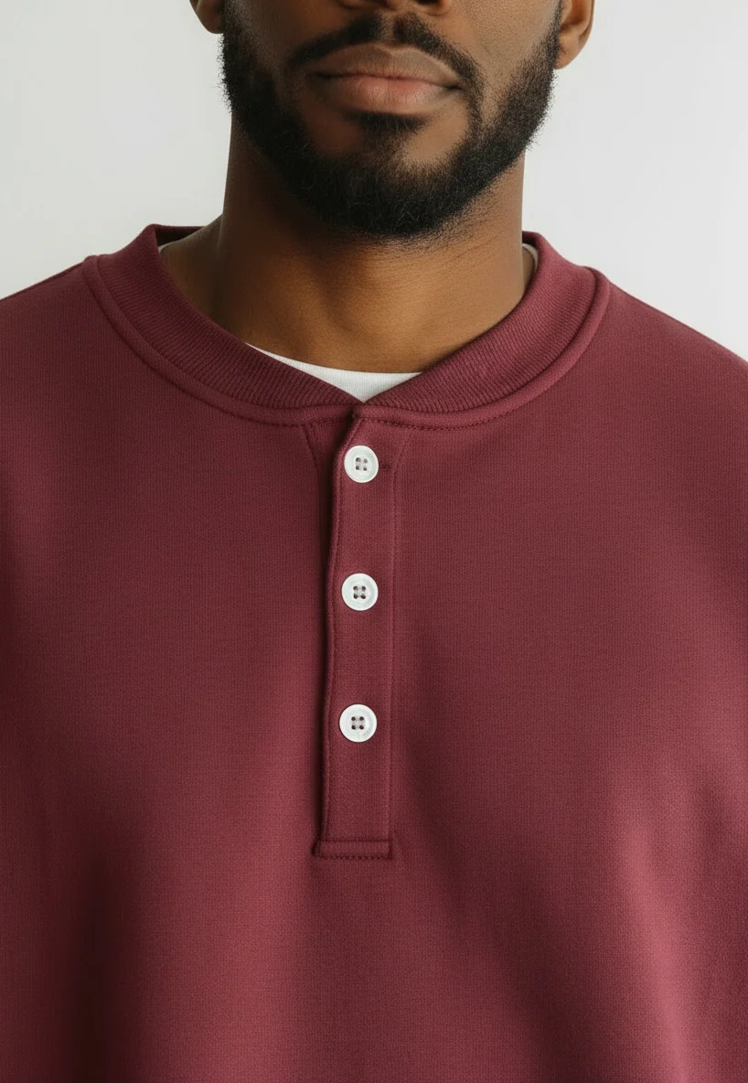 Coady Grandad Sweat - Wine - Image 3