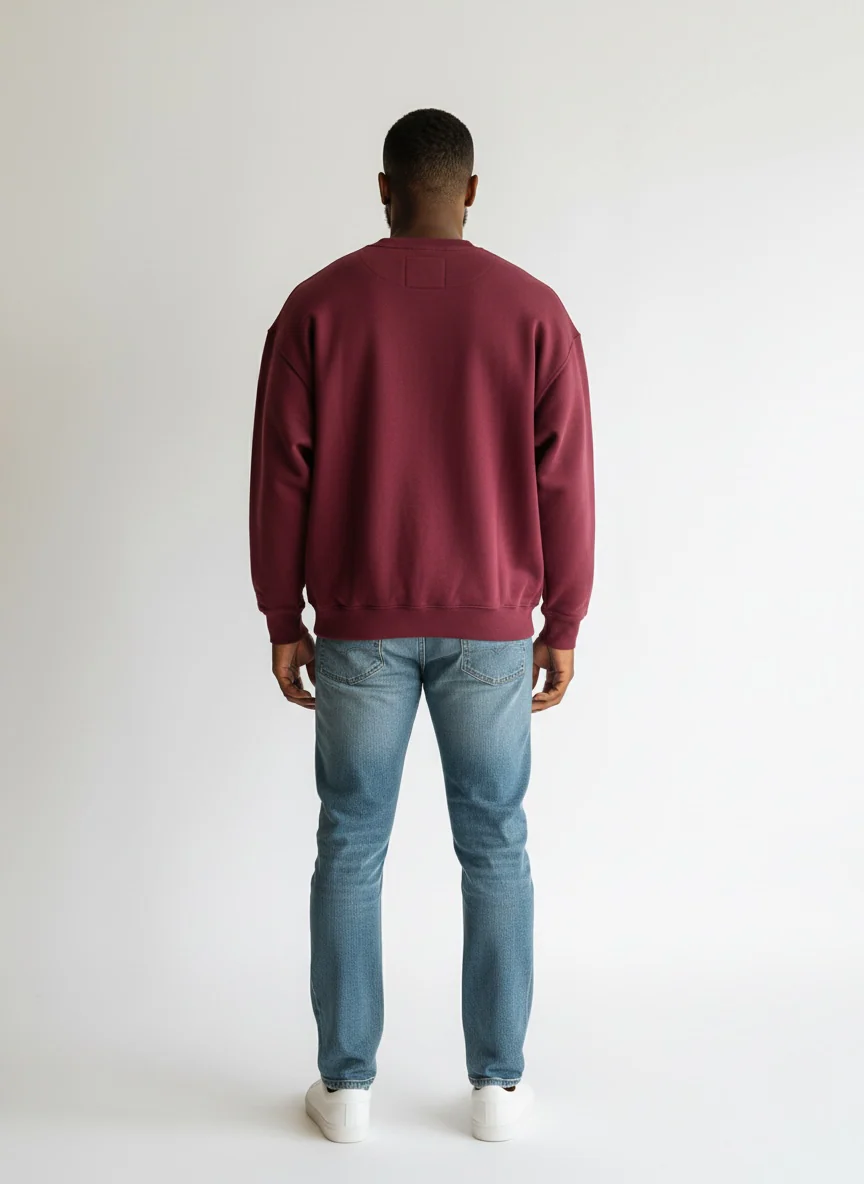 Coady Grandad Sweat - Wine - Image 4