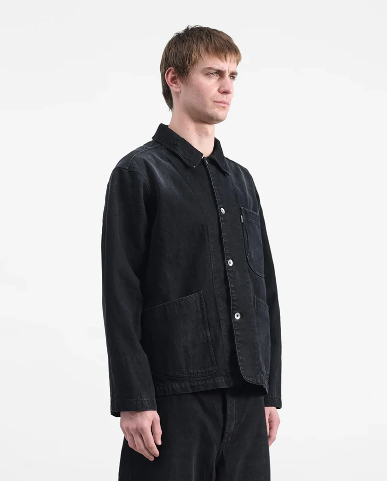 CONSTRUCTION JACKET - CHARCOAL DENIM - Image 3