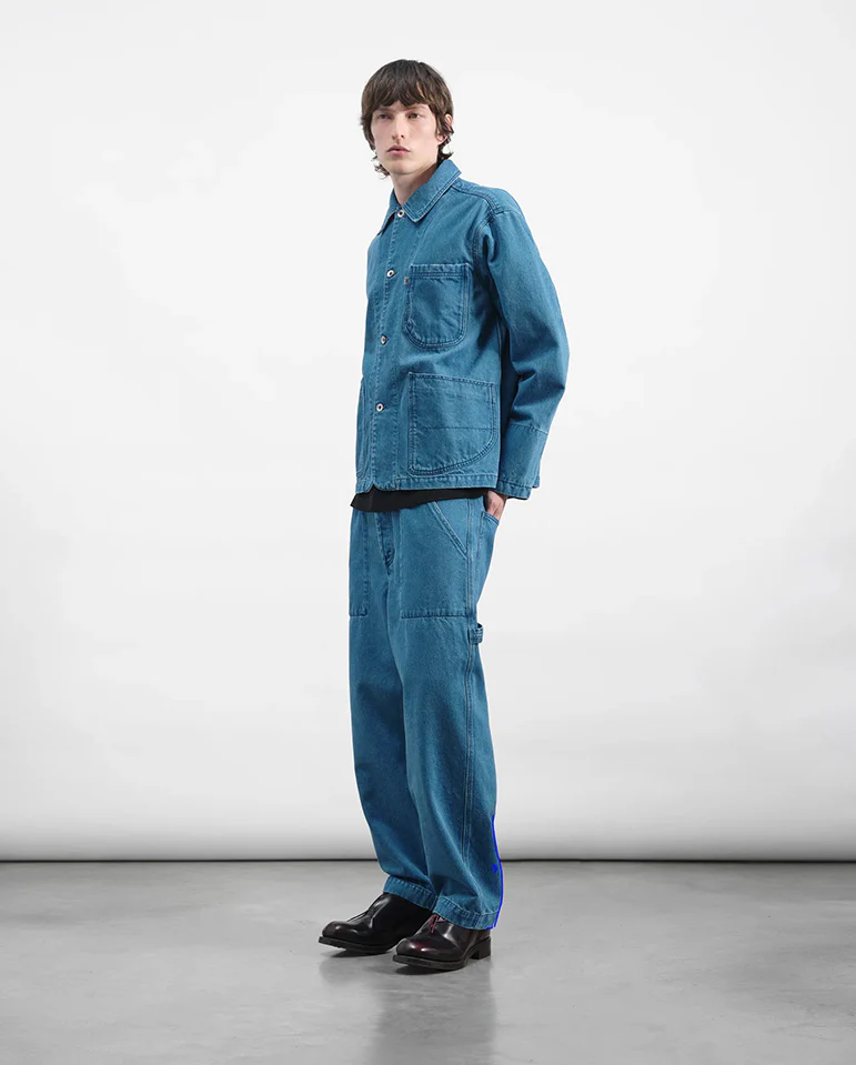 CONSTRUCTION JACKET - Indigo - Image 3