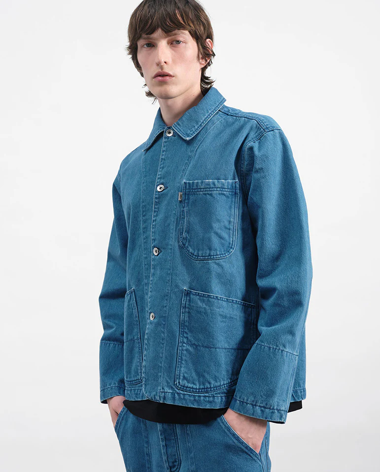 CONSTRUCTION JACKET - Indigo - Image 5