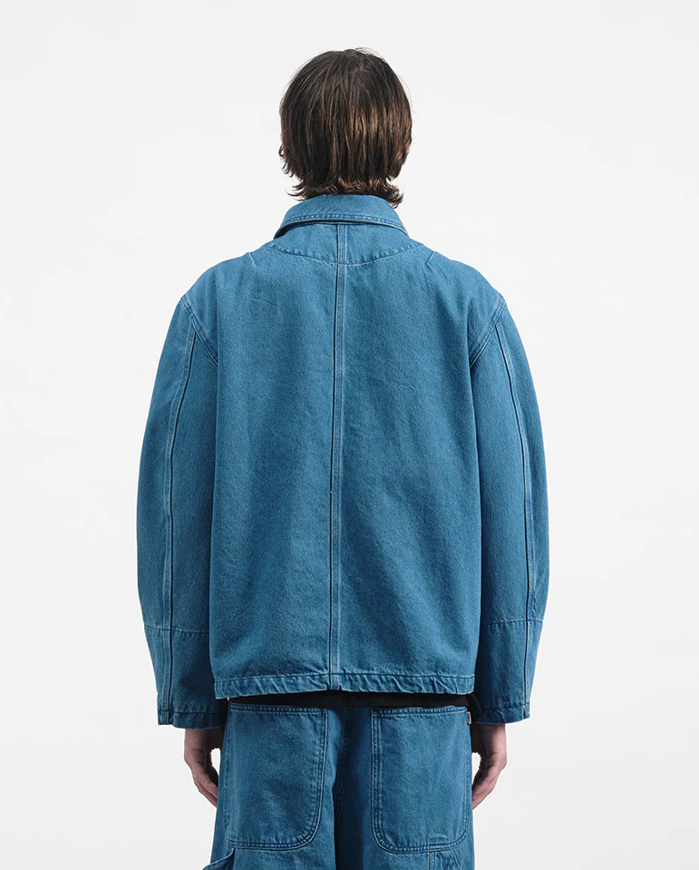 CONSTRUCTION JACKET - Indigo - Image 6