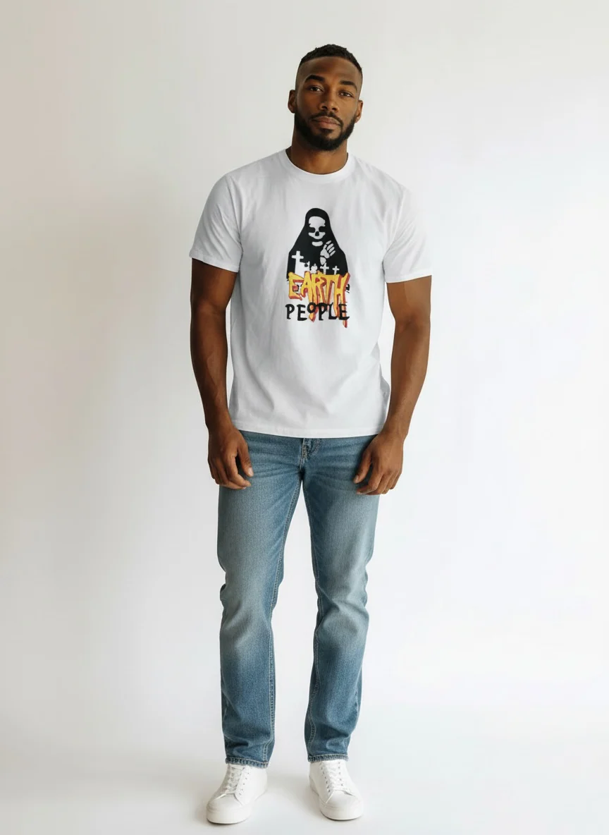 Damo Tee - White - Image 2