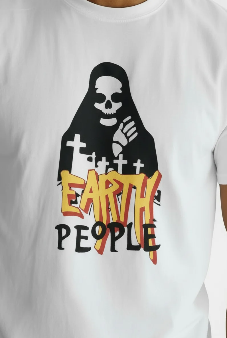 Damo Tee - White - Image 3