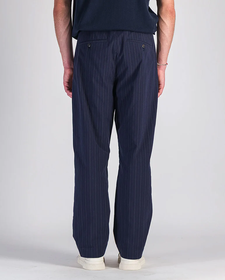 Donati pants - navy stripes - Image 4
