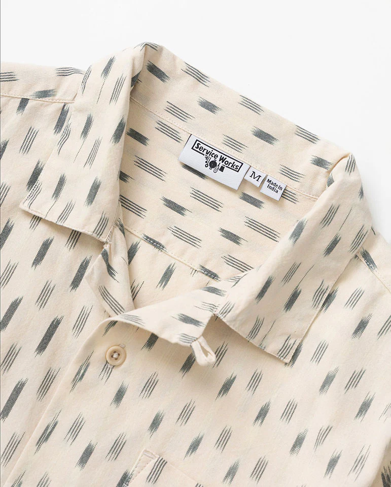 Ikat Shirt - White - Image 3