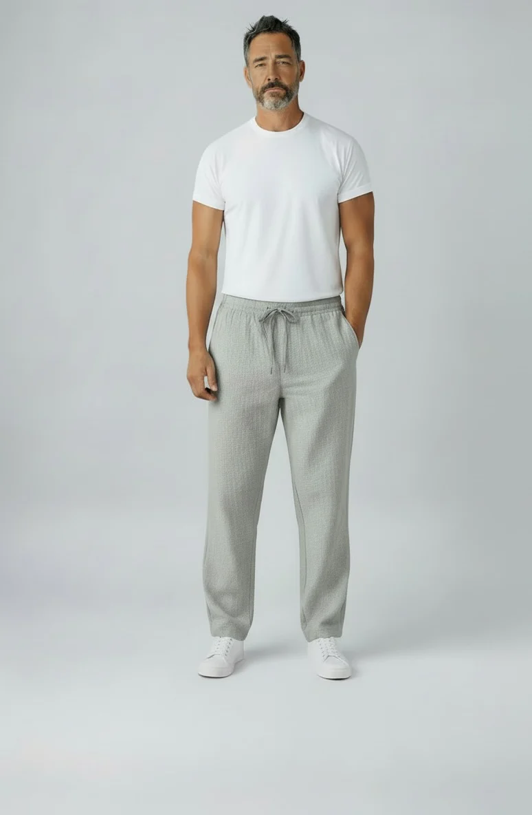 Easy fit Drawstring - Taupe - Image 2
