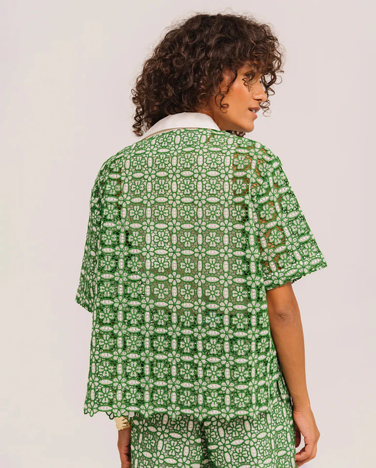 Flavia Goya Blouse - Green - Image 6