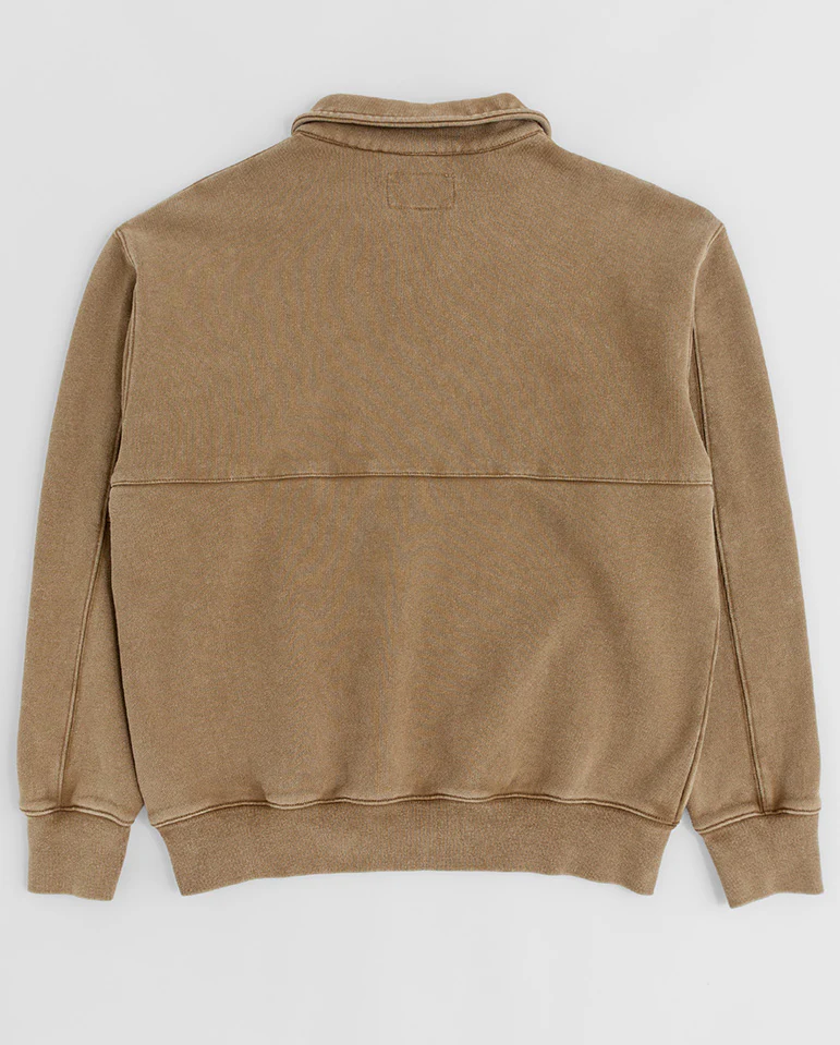 Green Man 1/4 Zip - Biscuit - Image 2