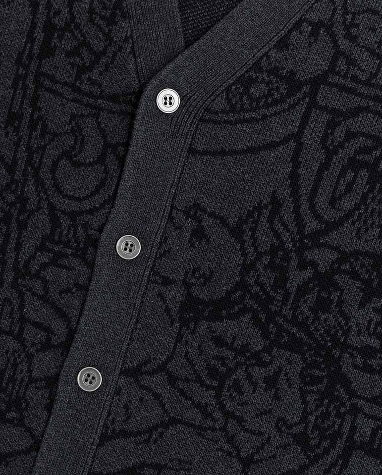 Hades Cardigan - Charcoal - Image 3