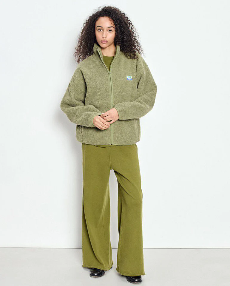 Hoktown Teddy Fleece Jacket - shore Melange - Image 3