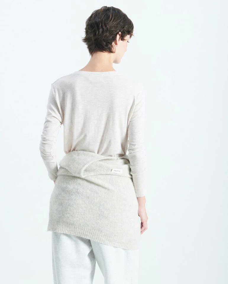 Jacksonville Scoop Neck Tee - Cream - Image 3