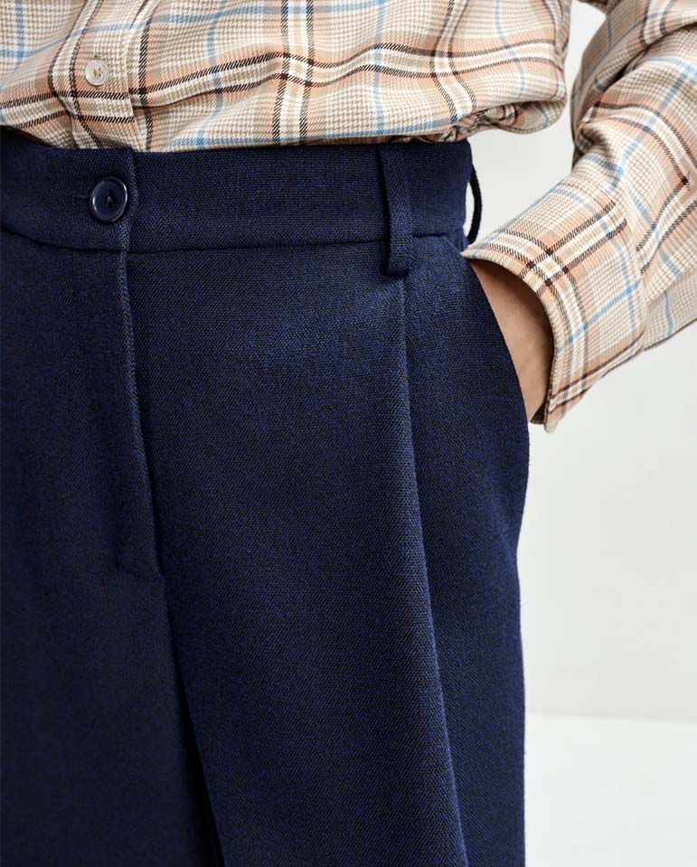 Jester wide Leg Pant - Navy - Image 6