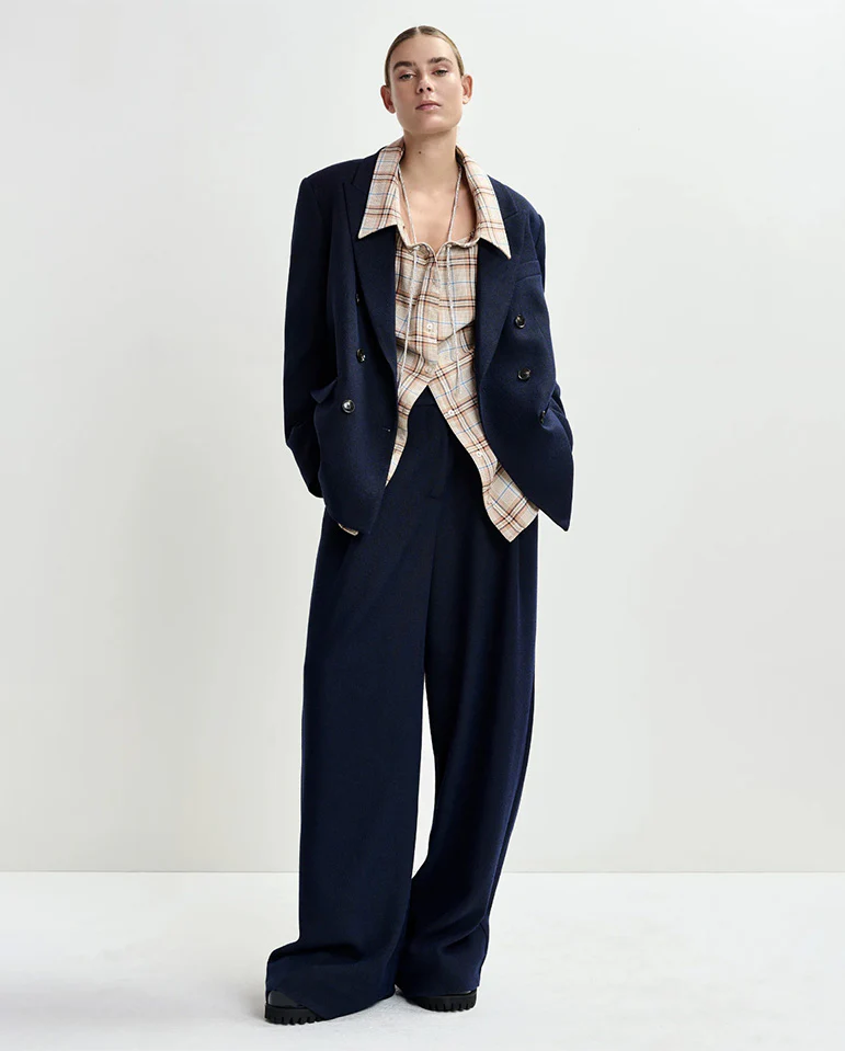 Jester wide Leg Pant - Navy - Image 7