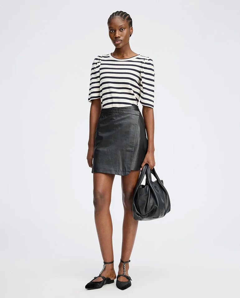 Jikolaz Stripe Tee Navy Stripe - Image 3