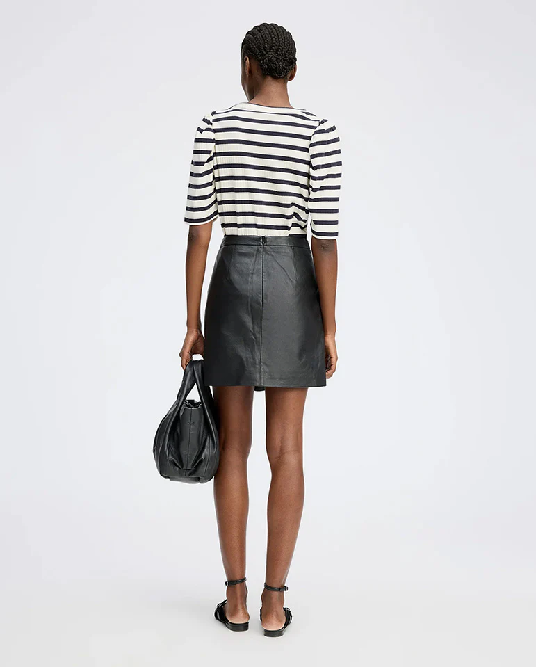 Jikolaz Stripe Tee Navy Stripe - Image 5
