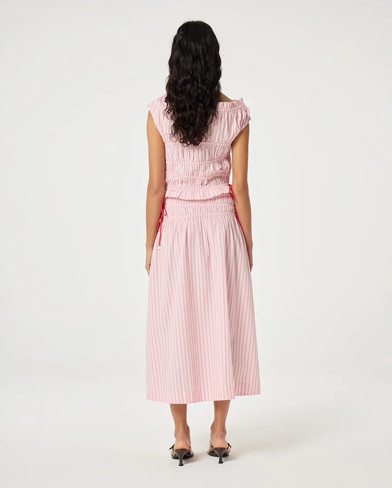 John S/S Stripe Top - Pink Stripe mark 2 - Image 6