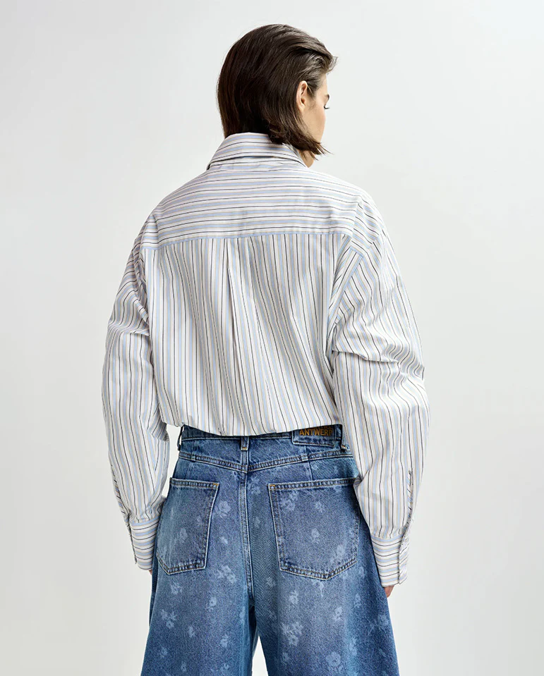 Jomato Pointy Collar Shirt - Nile Blue - Image 5