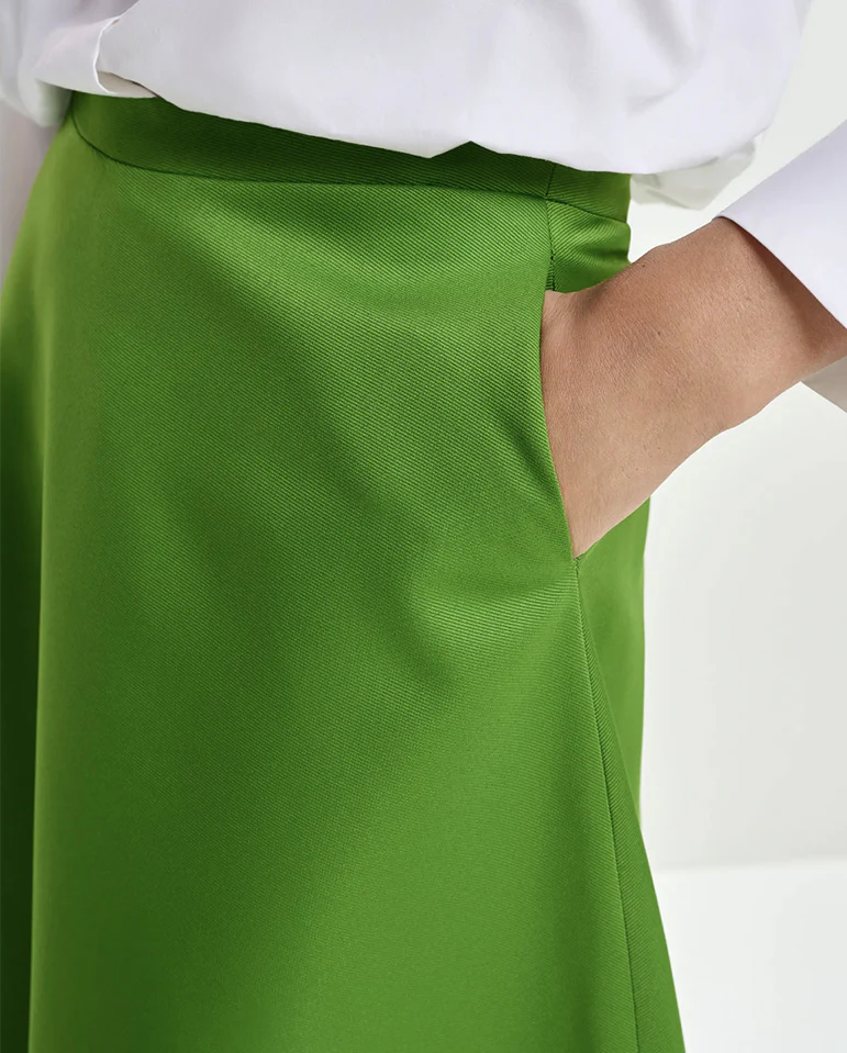 Julio Midi Skirt - Green - Image 6