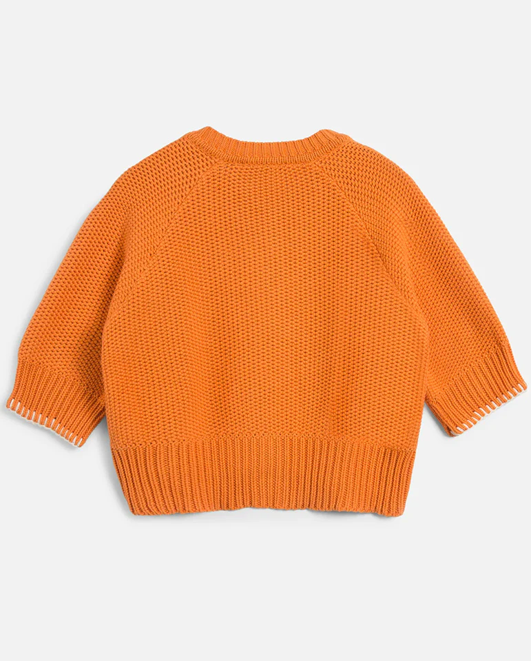 Kwai Knit Cardigan - ORANGE - Image 6