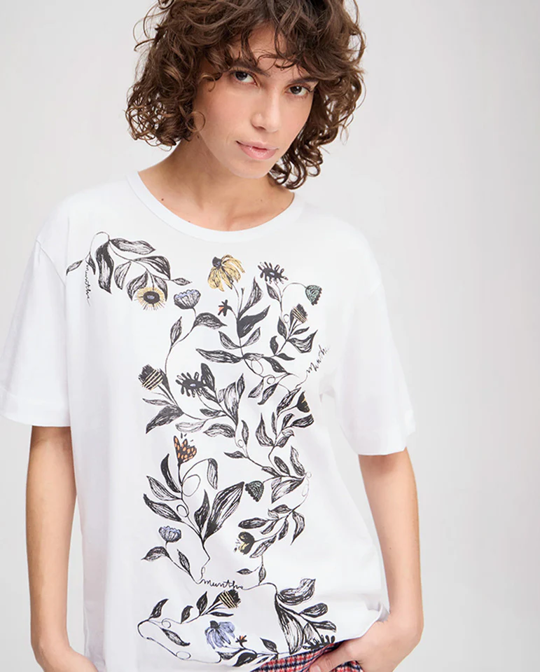 Lagga Graphic Tee WHITE - Image 3