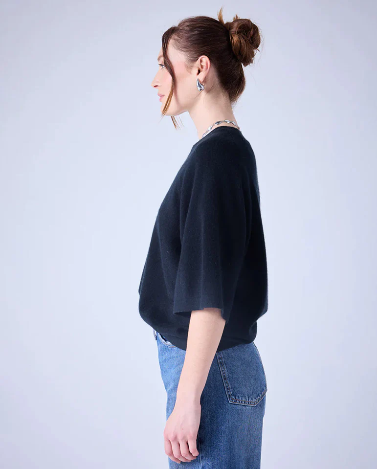 Leana Tunic Knit - Black - Image 4