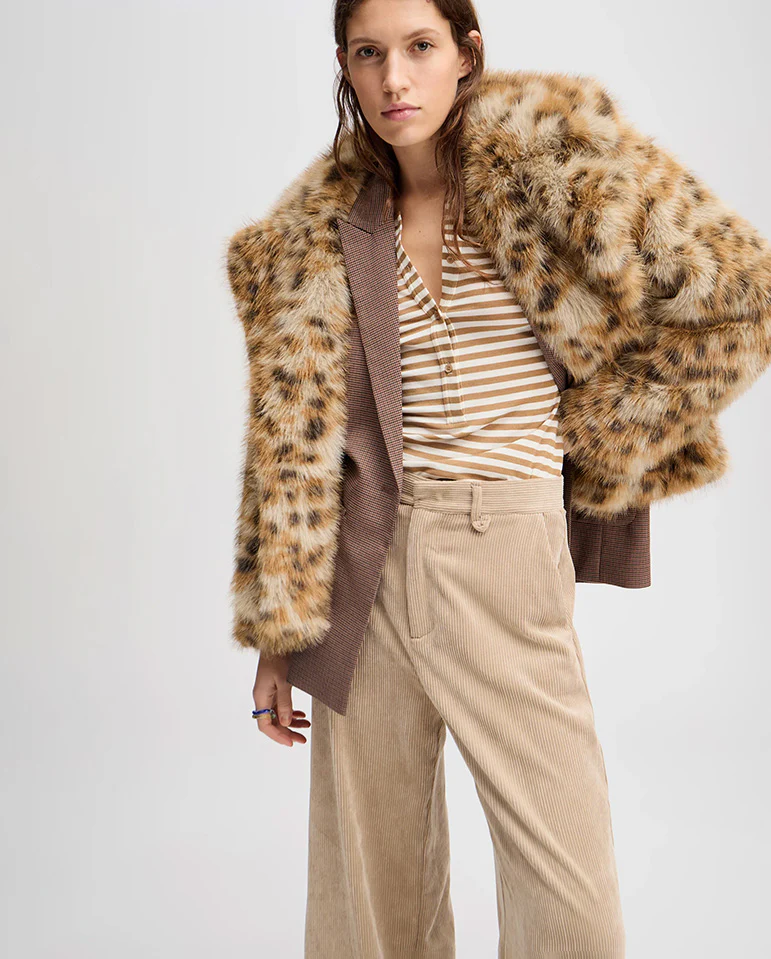 Lelouis Cord Pants - Latte - Image 3