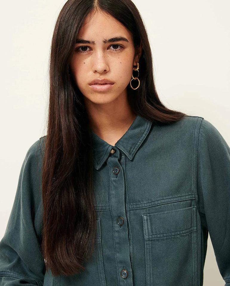 Leone Overshirt - Graphite - Image 4